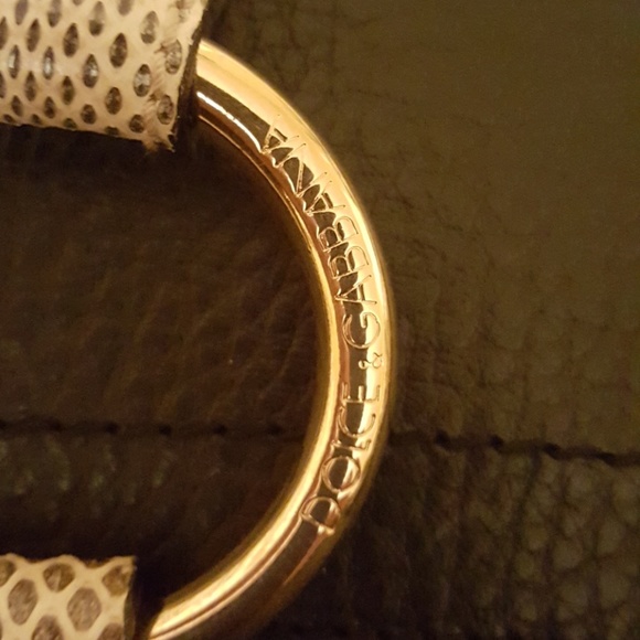 DOLCE AND GABANNA LEATHER HANDBAG - Picture 6 of 8